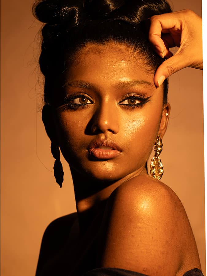 Portrait retouch example 1 — before